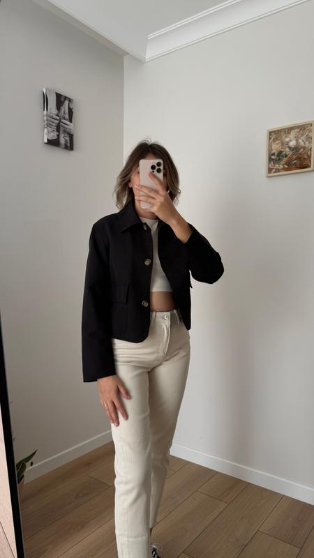 Siyah Gabardin Ceket resmi