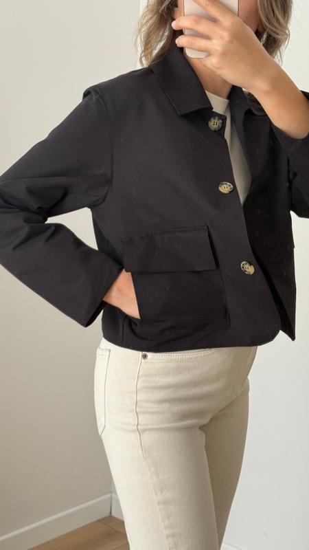 Siyah Gabardin Ceket resmi