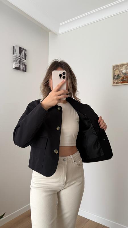 Siyah Gabardin Ceket resmi